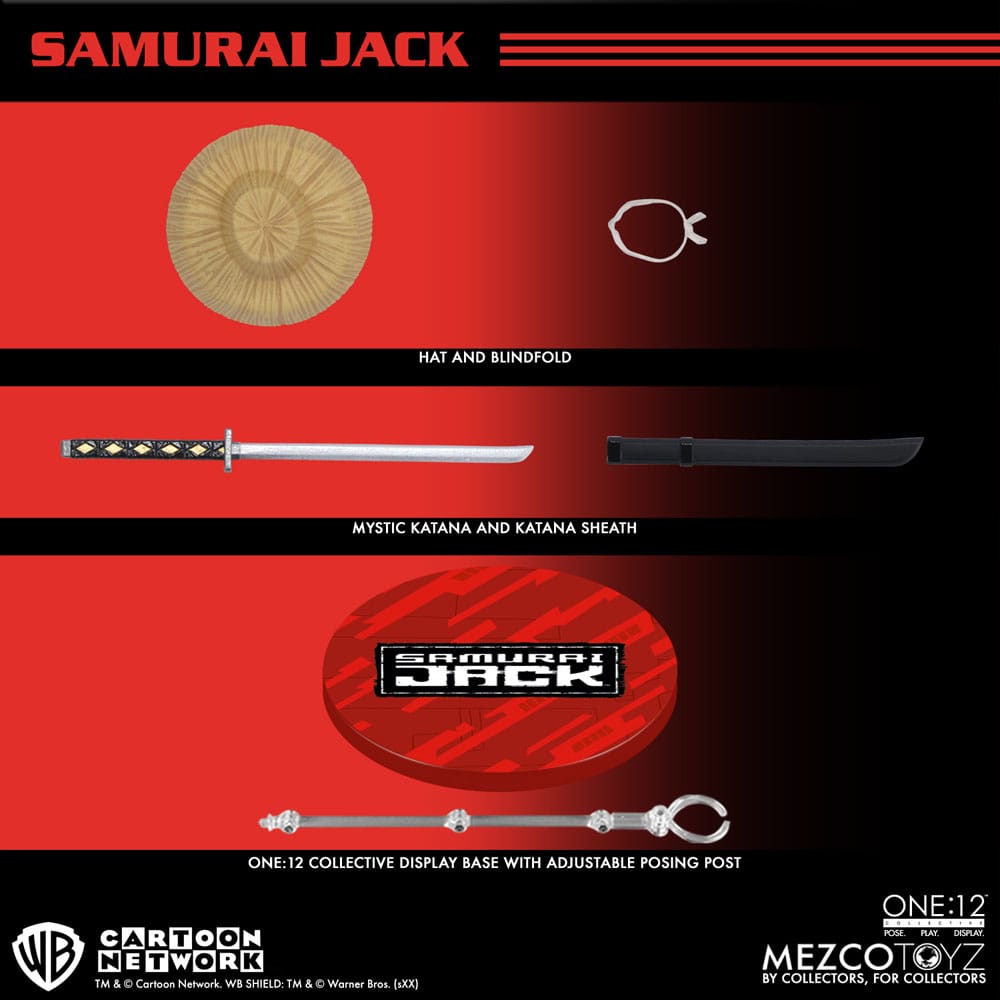 Samurai Jack Action Figure 1/12 Samurai Jack 17 cm